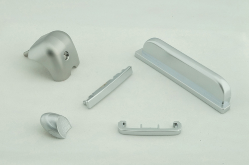 satin nickel chrome finish on plastic